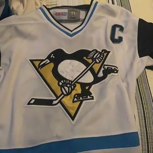 Pittsburgh Penguins NHL hockey jersey Lemieux